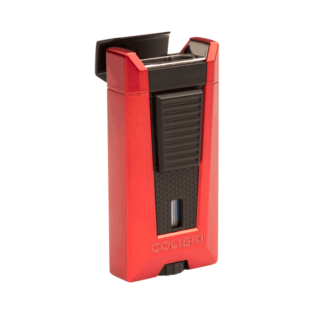Stealth 3 Triple Flame Red/Black Lighter, , cigars